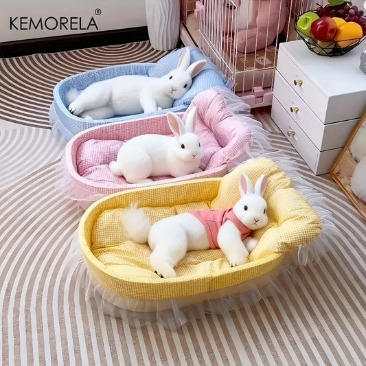 1PCS Soft Cute Bunny Princess Nest - Fluffy - MyPetDollar.com