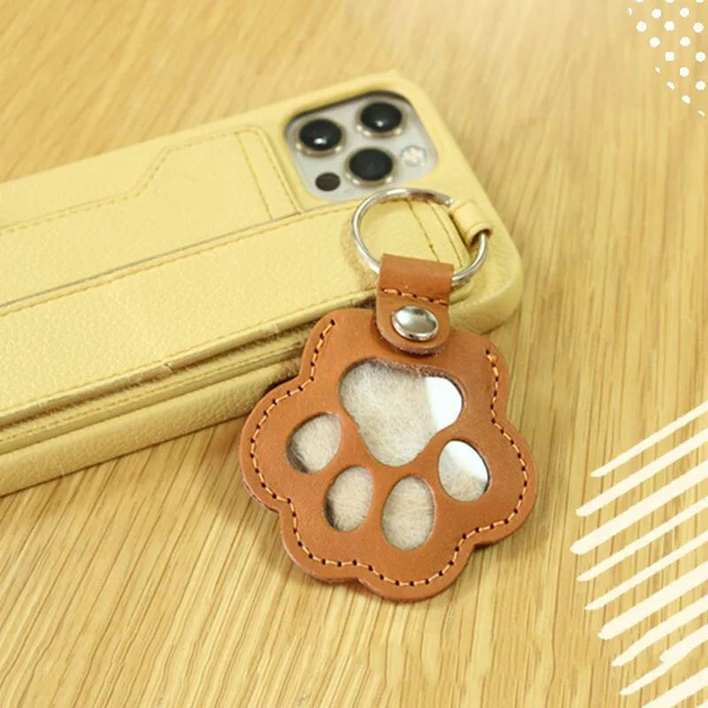 Dog Hair Collector Keychain Leather Pet - MyPetDollar.com