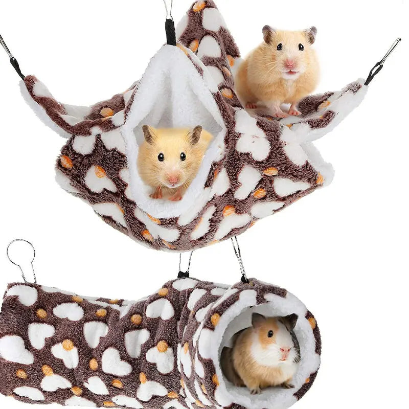 Warm Double-layer Comfortable Pet Hanging Bed – Small Pet Supplies