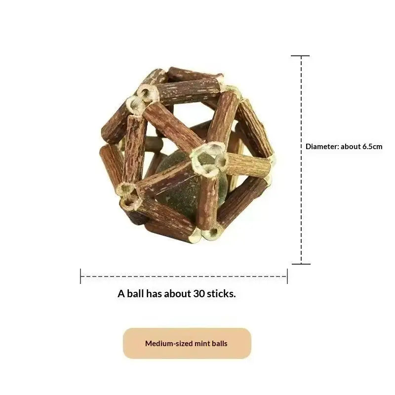 1/2PCS Cat Toys Made Of Wood Knotweed - MyPetDollar.com