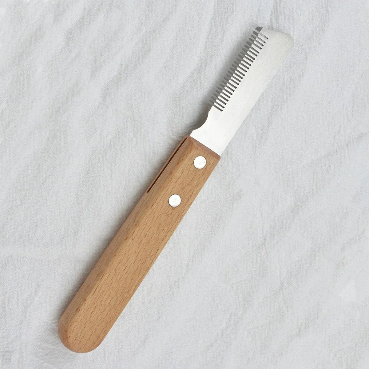 Professional Dog Grooming Tool Wooden Handle Hair Stripping – 3 Colors