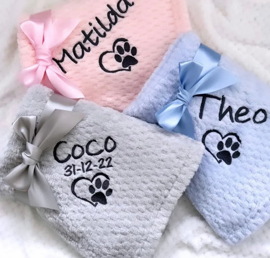 Dog / Cat Blanket- Personalised Dog Blanket - MyPetDollar.com