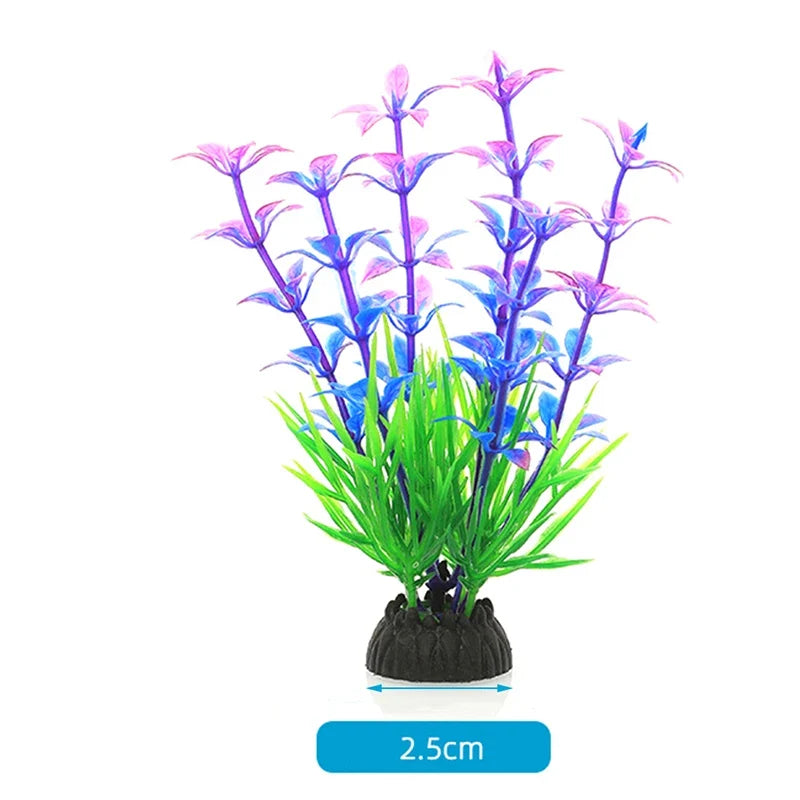 Simulation Artificial Plants Aquarium Decor Plastic Underwater – 22 Colors