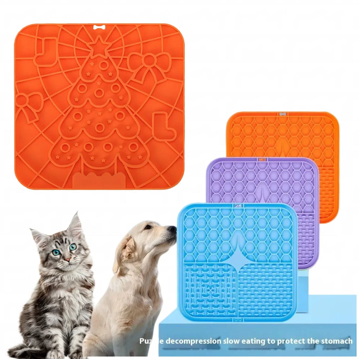 Pet Lick Silicone Mat Dogs Pet Slow Food - MyPetDollar.com