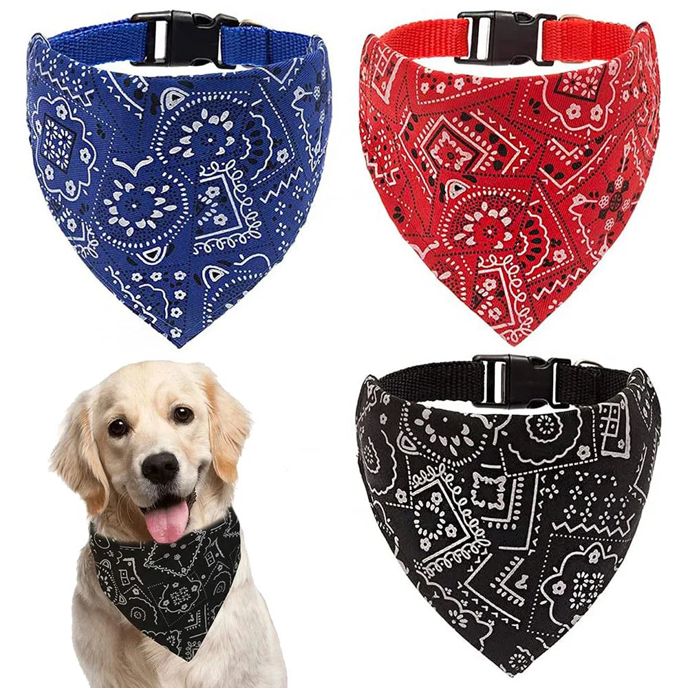 Dog Collar Bandana Scarf Collar Adjustable - MyPetDollar.com