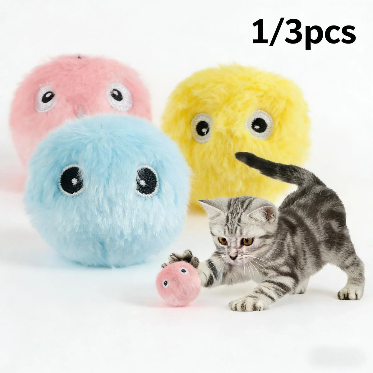 Smart Cat Toys Interactive Ball Plush - MyPetDollar.com