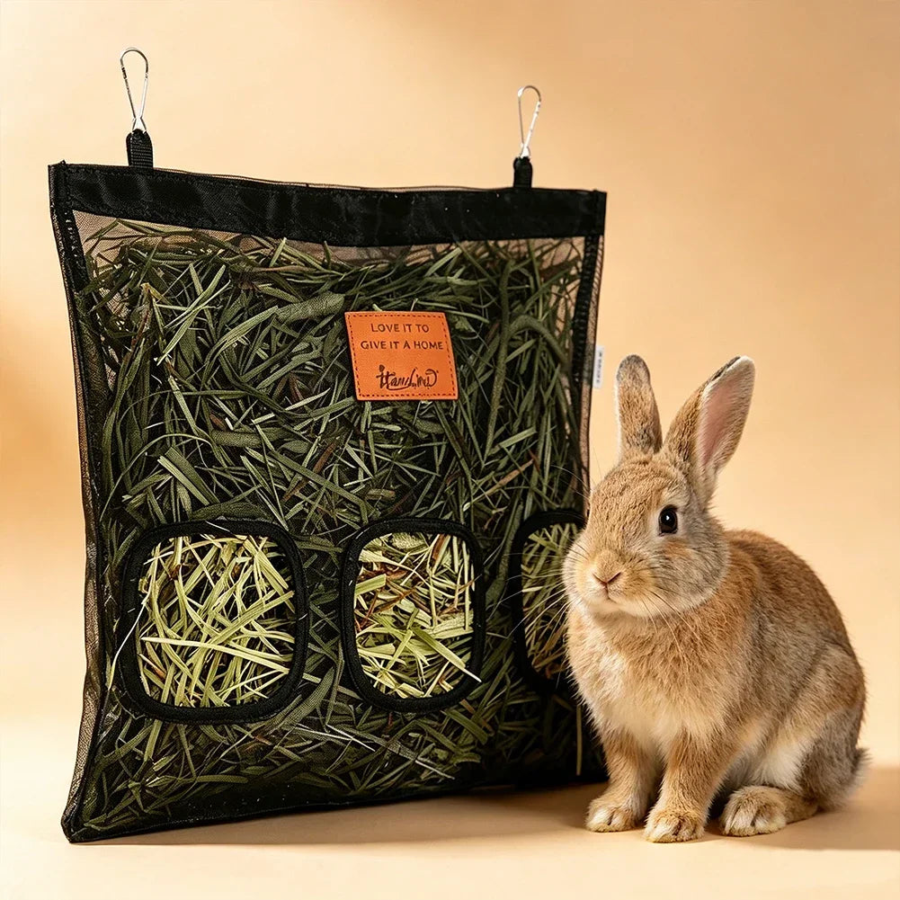 Transparent Small Animals Hay Feeder Bag for - MyPetDollar.com