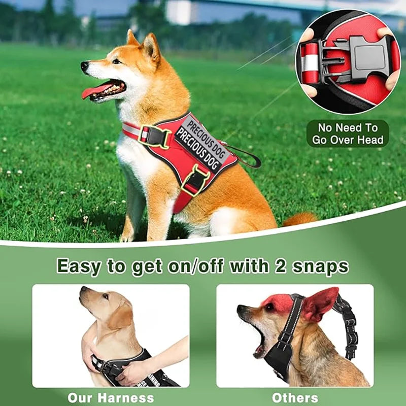 Dog Harness Reflective Breathable and - MyPetDollar.com