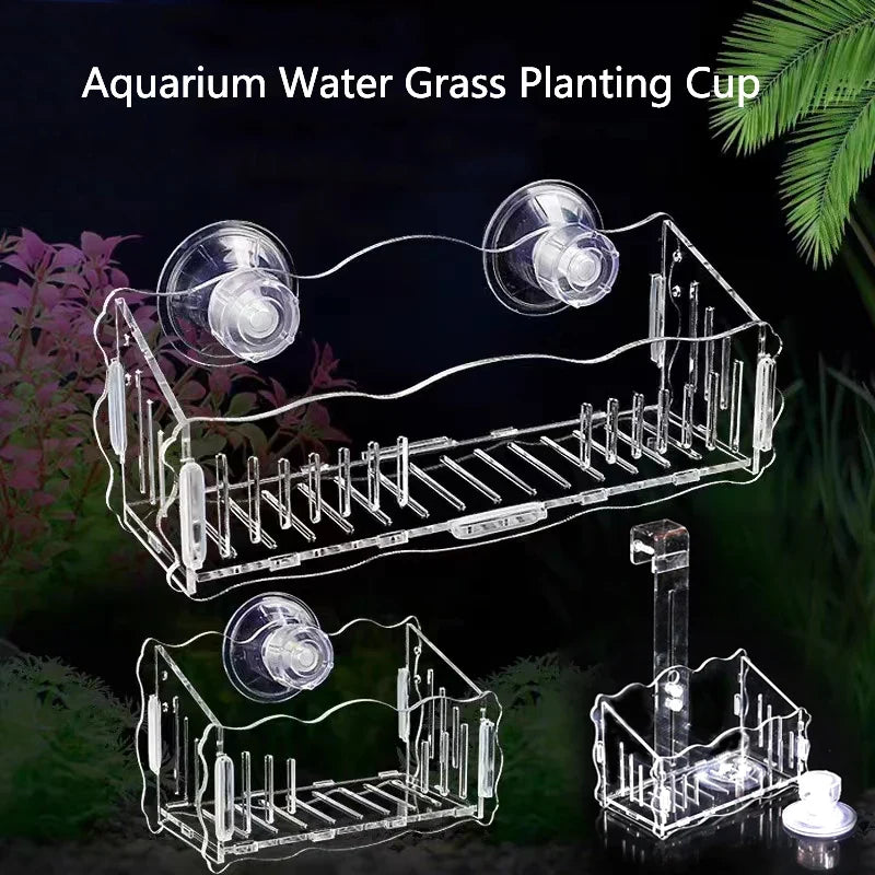Hanging Fish Tank Crystal Acrylic Pot Polka - MyPetDollar.com