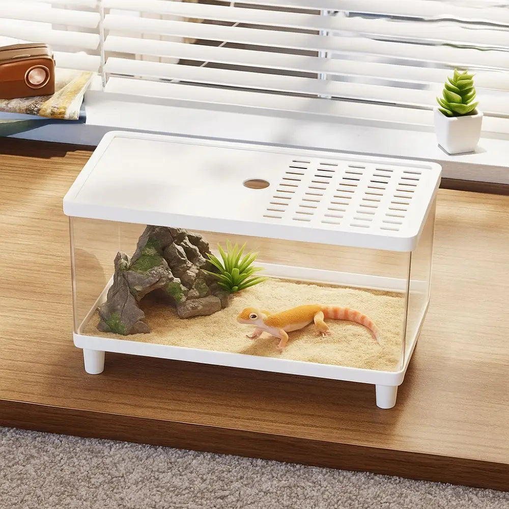 Transparent Reptile Terrarium Breathable - MyPetDollar.com