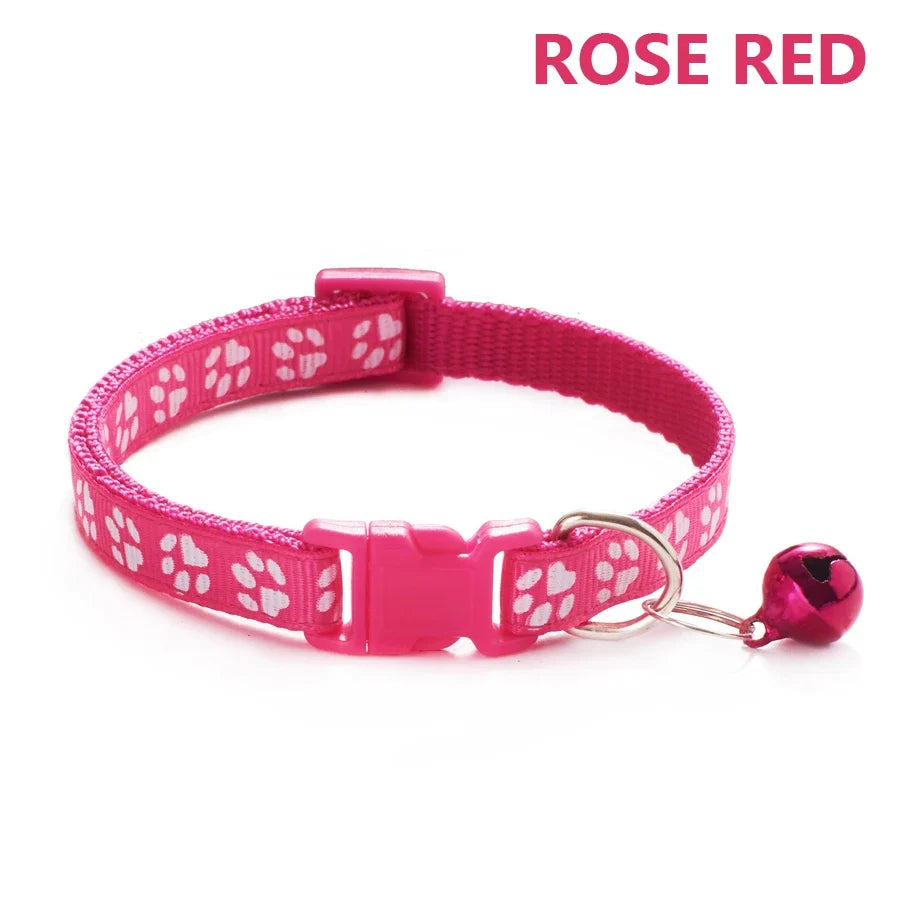 Adjustable Footprint Pet Collar Cute Soft - MyPetDollar.com