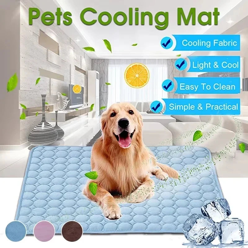 Pet Cooling Mat for Dogs Cats Summer - MyPetDollar.com
