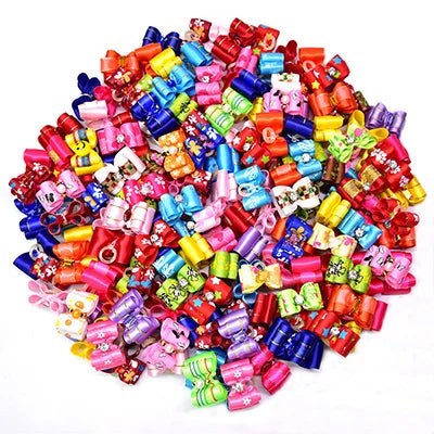 20pcs/lot Pet Dog Cat Hair Bows Mix Color - MyPetDollar.com