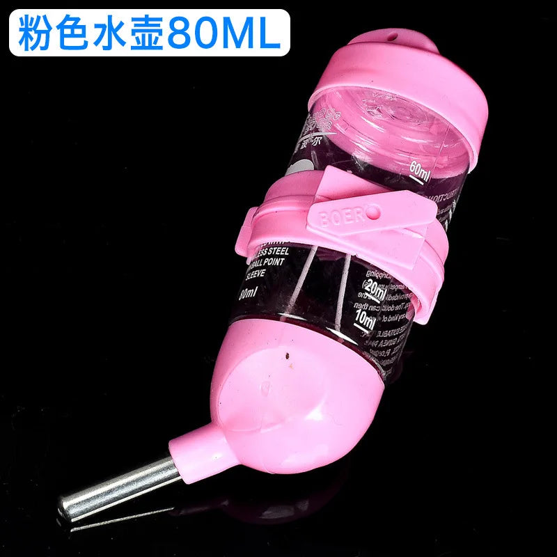 Hamster Toys Water Food Feeder Small Animals Automatic Dispenser