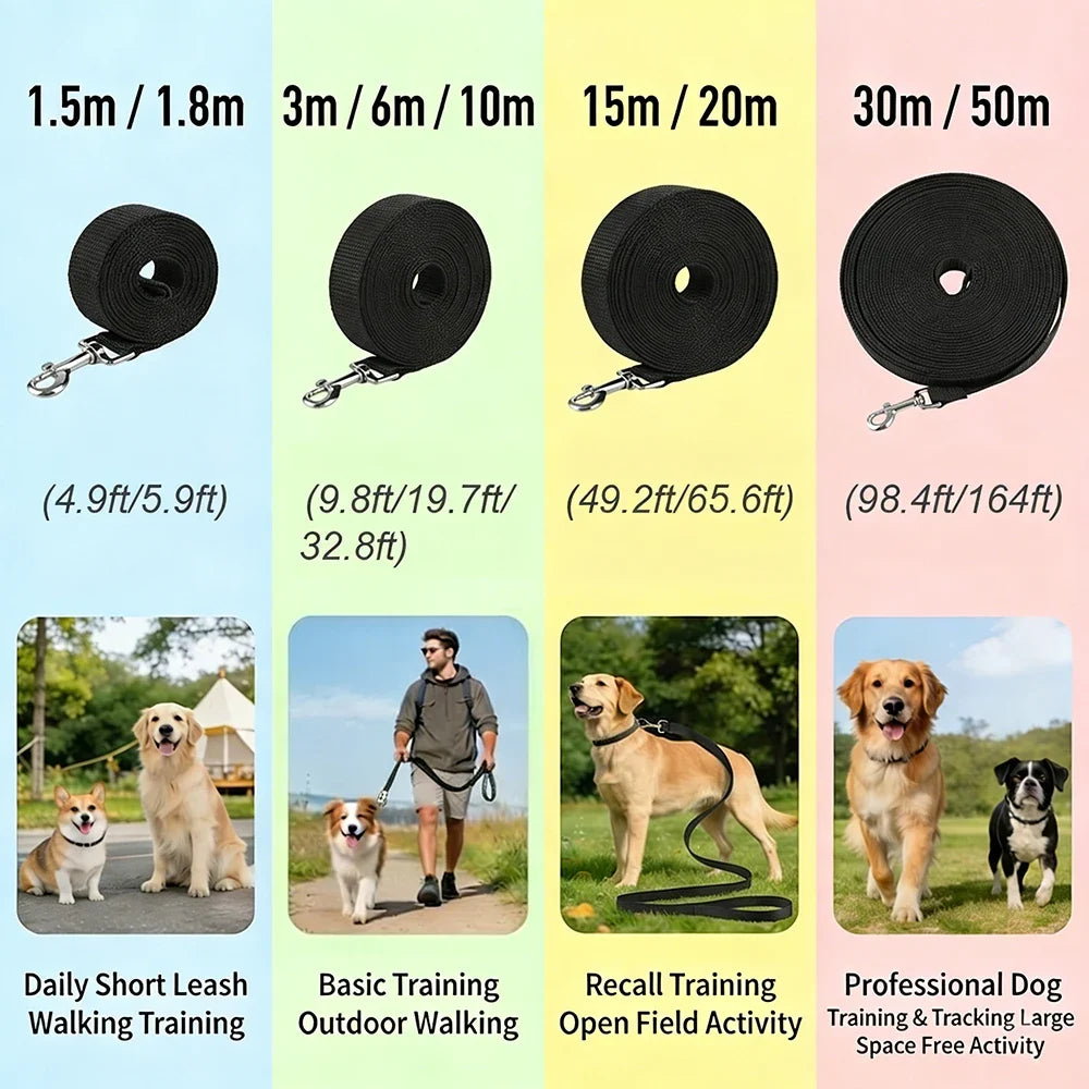 Long Dog Leash Nylon Training Lead – view 5