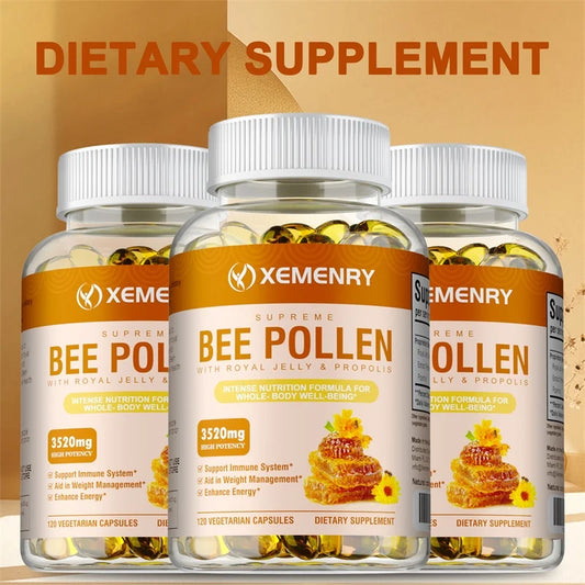 Bee Pollen Capsules - Supports Immune - MyPetDollar.com
