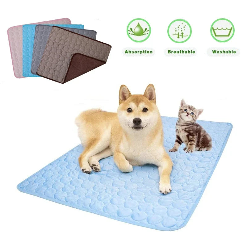 Summer Dog Cooling Mat&Sleeping Pad Reusable - MyPetDollar.com