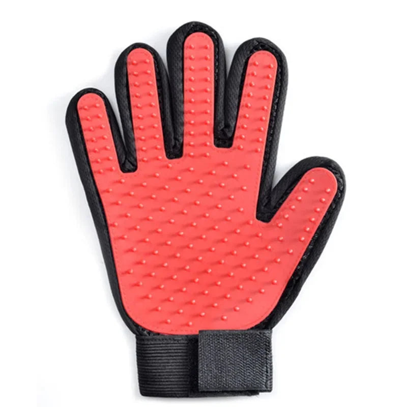 Pet Grooming Glove Gentle Efficient Hair Remover Mitt Cat – Cat Supplies