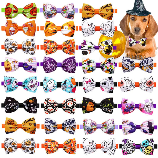 100pcs Halloween Small Dog Bow Tie For Dogs - MyPetDollar.com