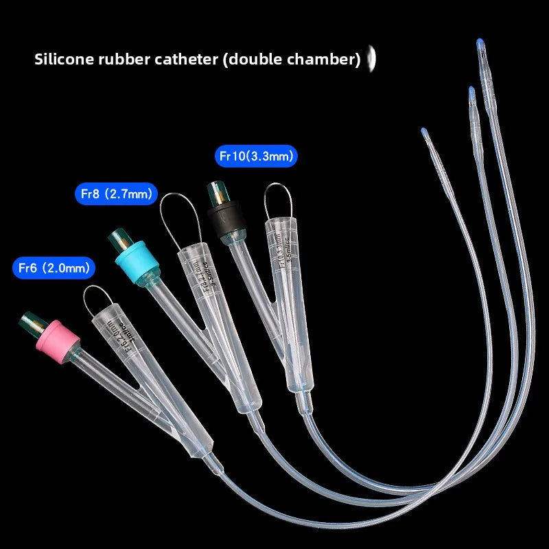 Dog Foley Double Lumen Urinary Catheter Silicone