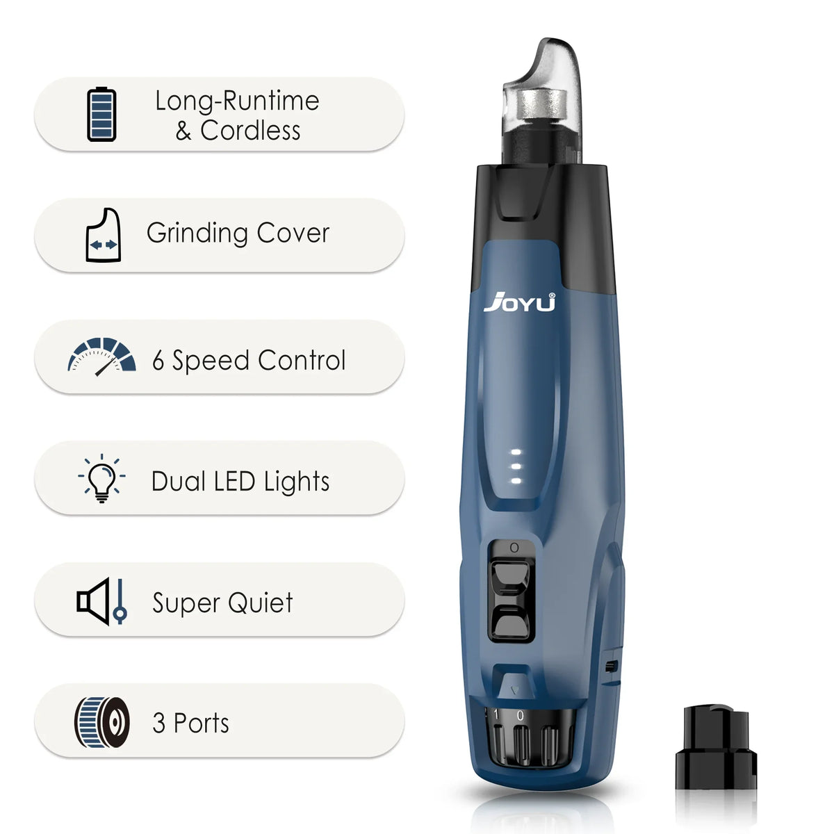 6-Speed Dog Nail Grinder - 50% More Power Trimmers – Dog Supplies