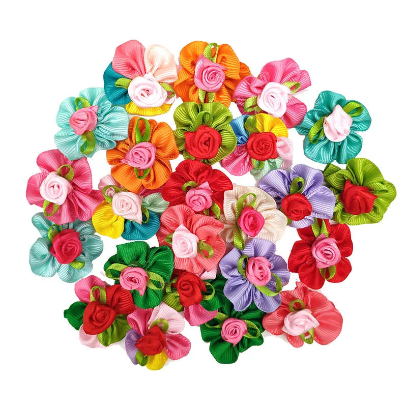 20pcs/lot Pet Dog Cat Hair Bows Mix Color - MyPetDollar.com
