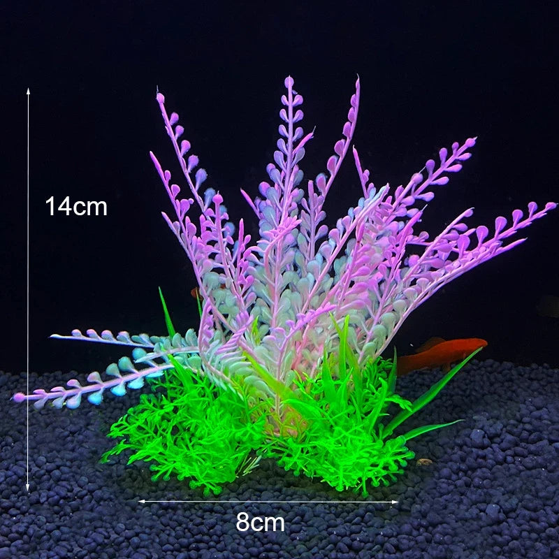 Artificial Aquarium Decor Plants Plastic - MyPetDollar.com