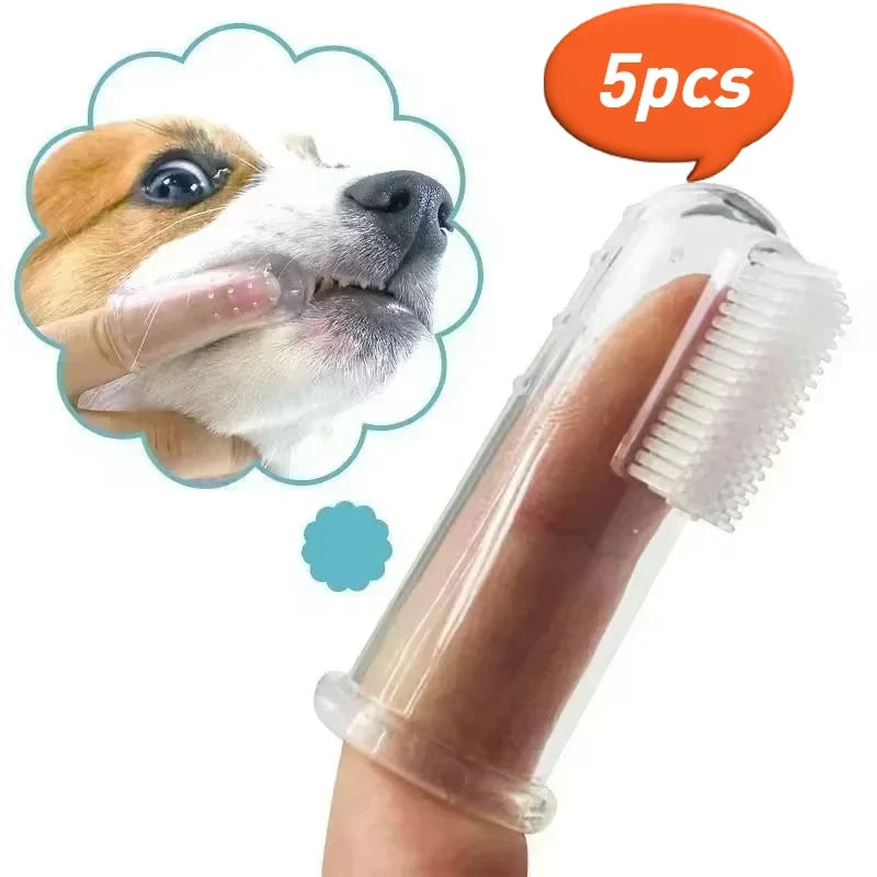 Super Soft Pet Finger Toothbrush Dog Brush - MyPetDollar.com