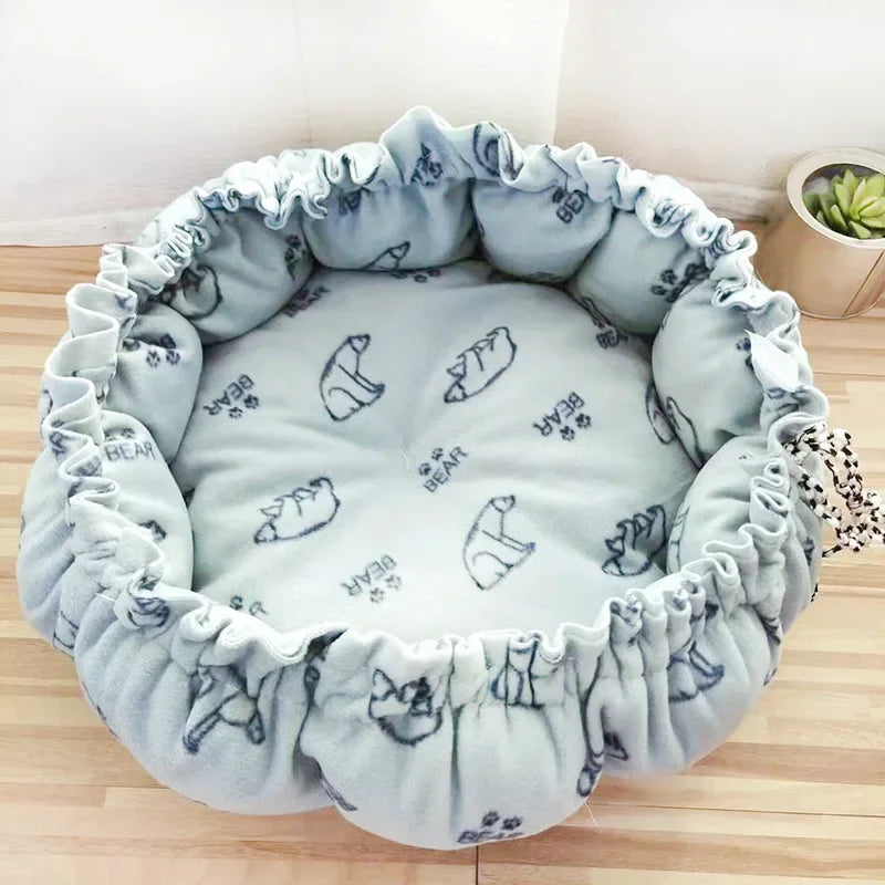 Soft Cat Bed Fluffy Adjustable Cat Cushion - MyPetDollar.com