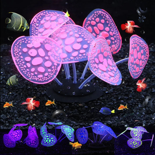 Silicone Glowing Artificial Fish Tank - MyPetDollar.com
