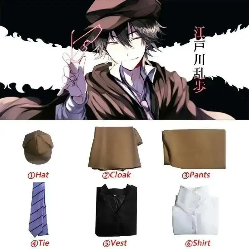 Edogawa Ranpo cosplay Bungo Stray Dogs - MyPetDollar.com