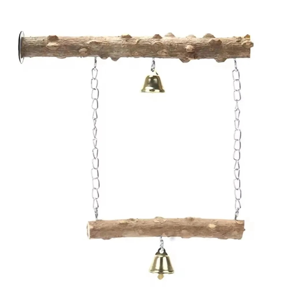 New Wood Parrot Suspension Bridge Toys - MyPetDollar.com