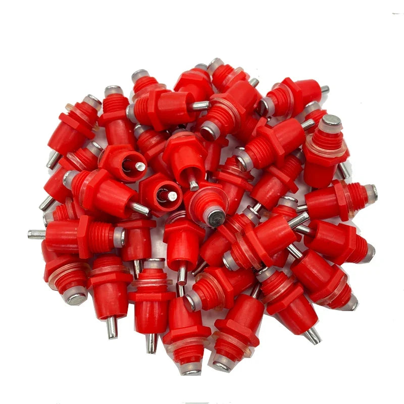 100 Pcs Spring Type Chicken Waterer Nipples - MyPetDollar.com