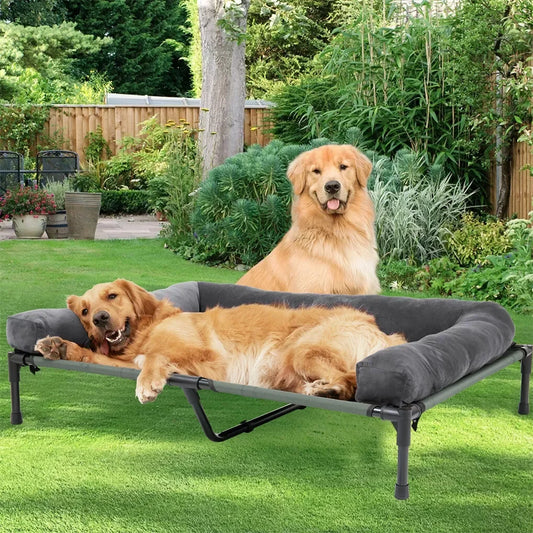 BINGOPAW Outdoor Elevated Dog Bed Cooling - MyPetDollar.com