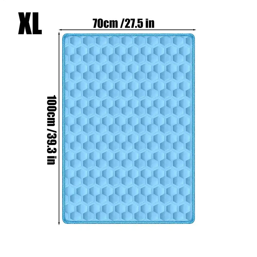 Breathable Summer Pet Cooling Pad Upgraded Ice Experience Washable – 5 Colors