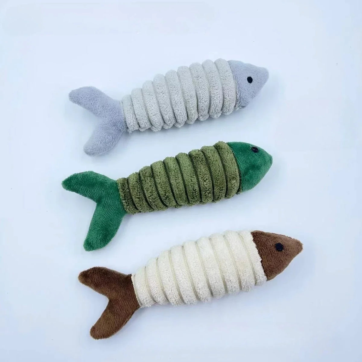 Cat Toy Plush Fish Interactive Toys Cat Mint - MyPetDollar.com