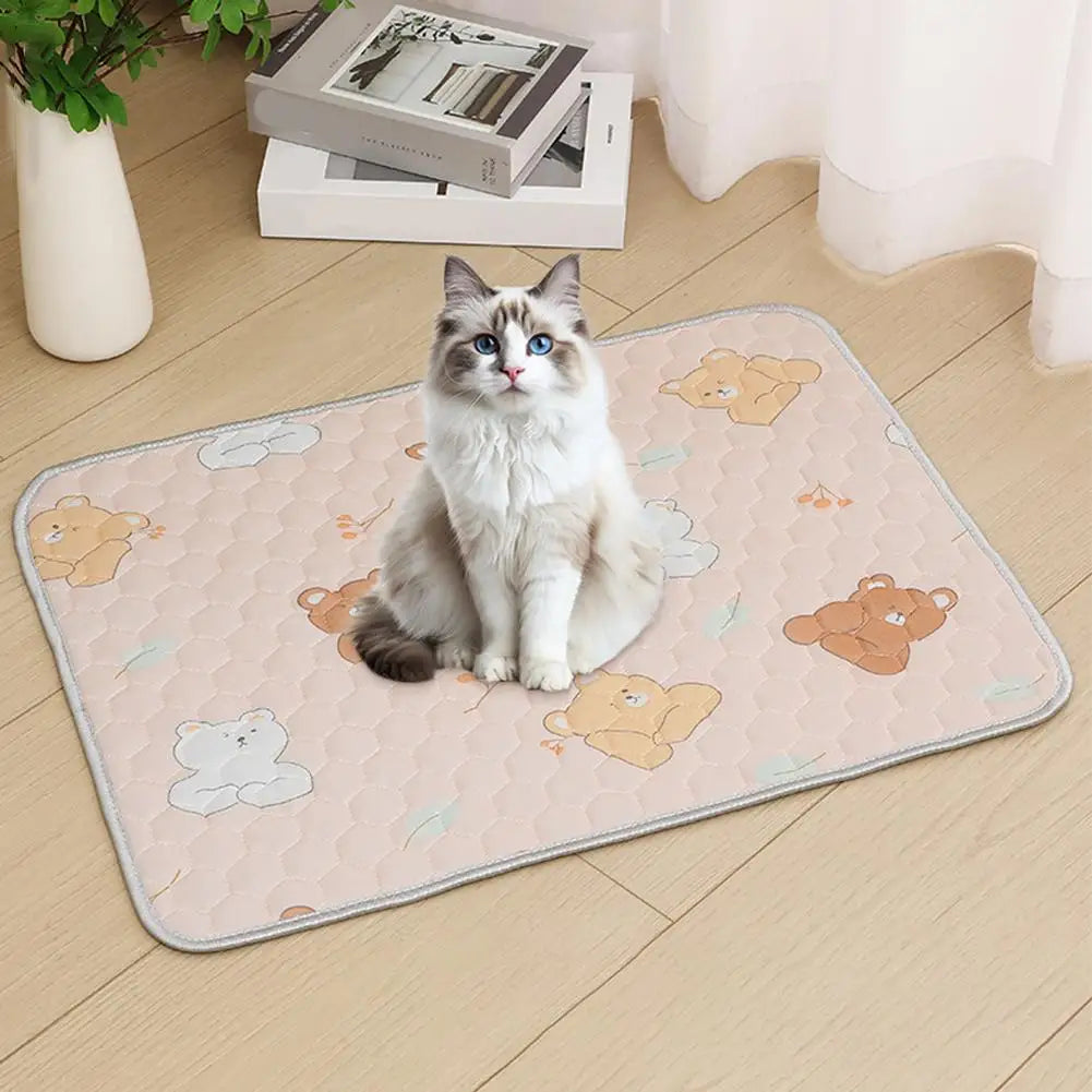 Pet Cooling Mat Ice Silk Self Cooling - MyPetDollar.com