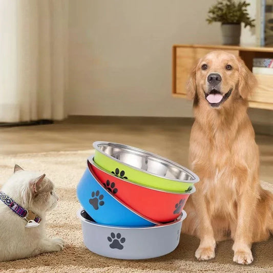 Dog Water Bowl with Non-Slip Rubber Base And - MyPetDollar.com