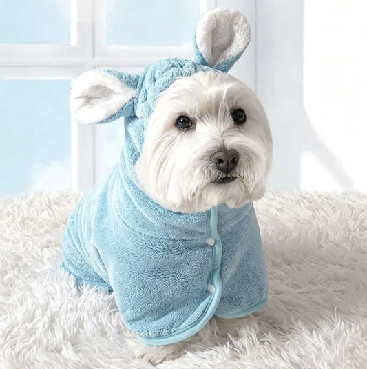 Super Absorbent Dog Bathrobe Quick-drying - MyPetDollar.com