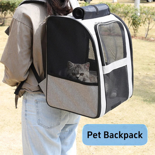 Lightweight Cat Backpack Carrier with - MyPetDollar.com