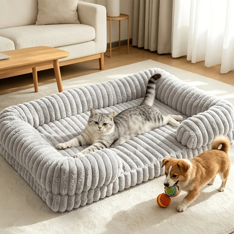 Calming Dog Bed Orthopedic Memory Foam Sofa - MyPetDollar.com
