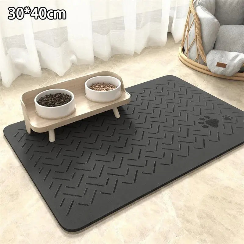 Pet Placemat Diatomaceous Mud Material Waterproof Absorbent