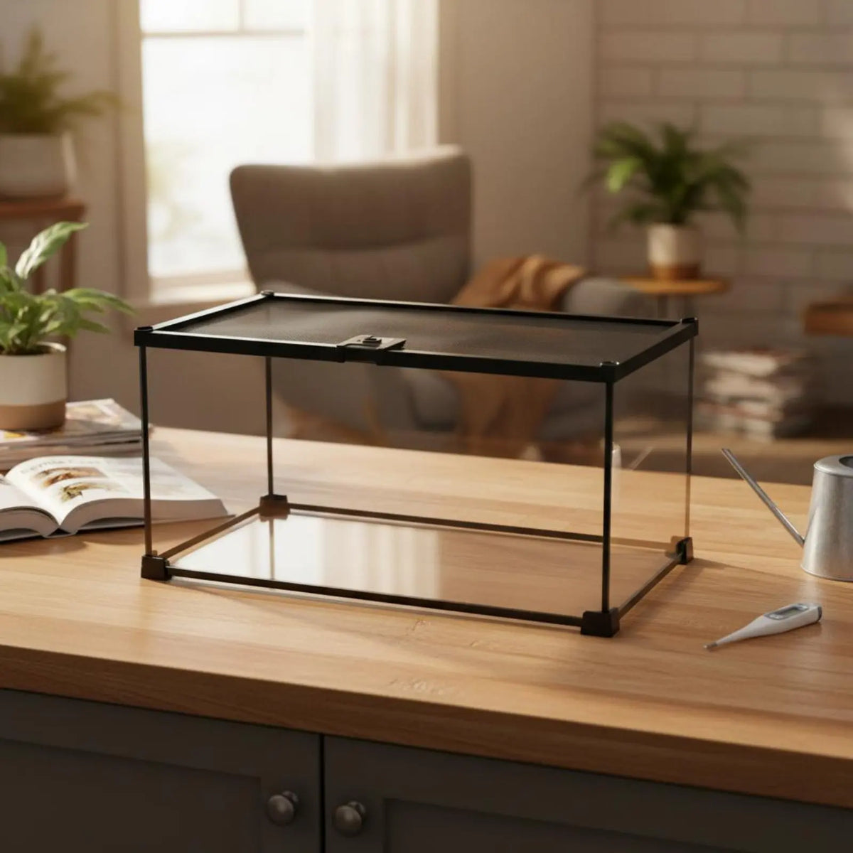 Glass Amphibian Terrarium Anti-Security - MyPetDollar.com