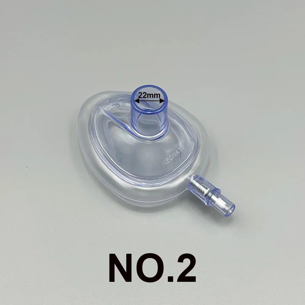 PVC Anesthesia Mask Sterilized Disposable Resuscitate Face – 6 Colors