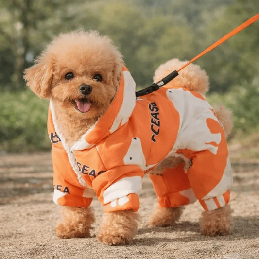 Cute Warm Dog Winter Clothes Anti-Shedding - MyPetDollar.com