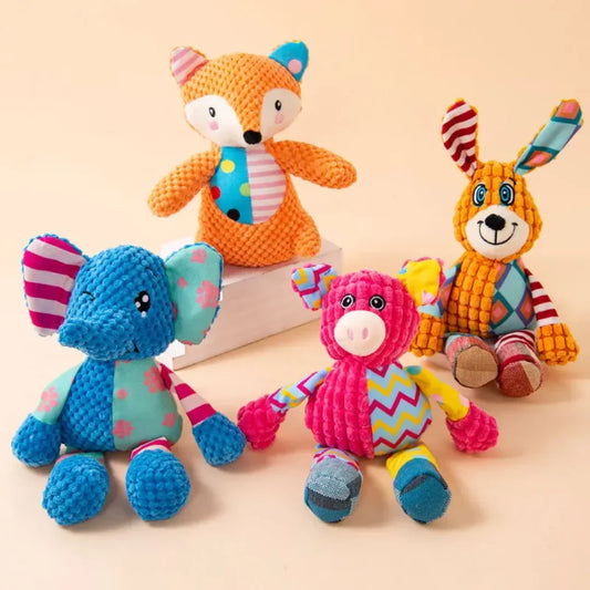 Cute Fox Elephant Plush Dog Toy Bite - MyPetDollar.com
