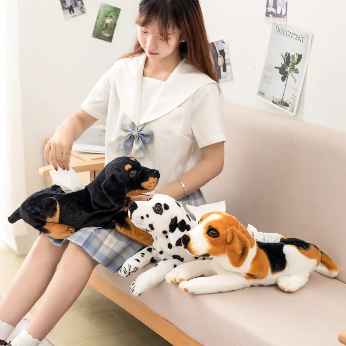 Creative Lifelike Animal Tissue Box Plush - MyPetDollar.com
