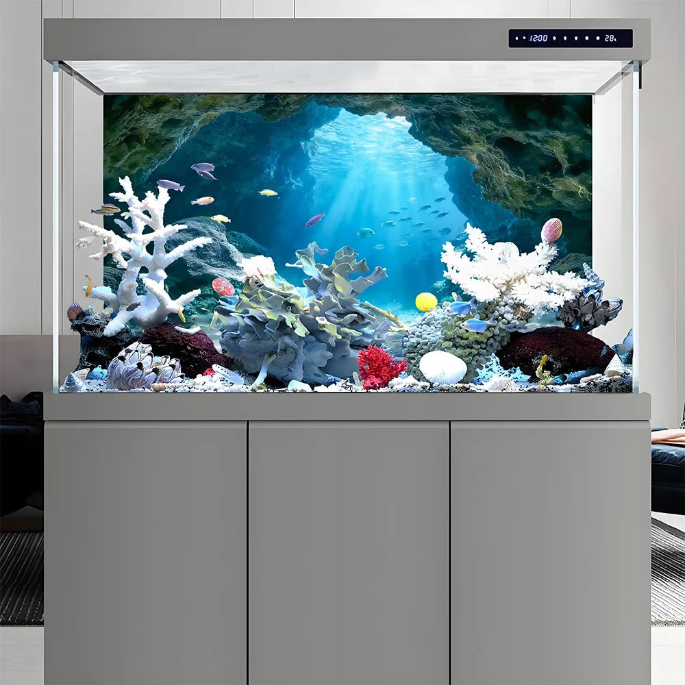 Deep Sea Blue Hole, Fish Tank Background - MyPetDollar.com