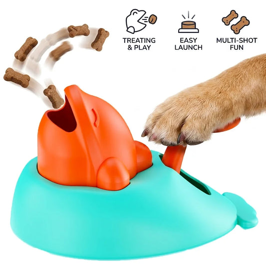 Interactive Dog Toy Snack Launcher Funny - MyPetDollar.com