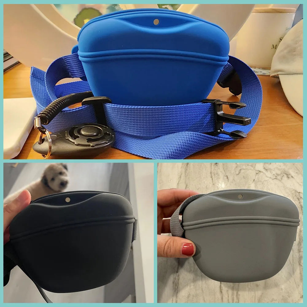 Silicone Dogs Treat Bag Pet Portable Dog - MyPetDollar.com